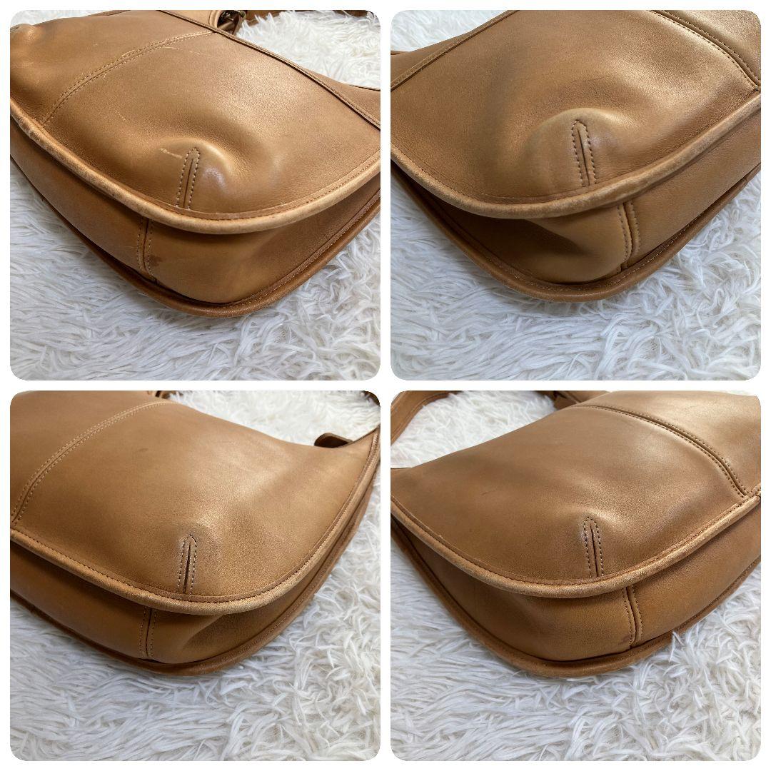 希少✨美品✨オールドコーチ エルゴ ERGO 9033 ワンショルダー キャメル
