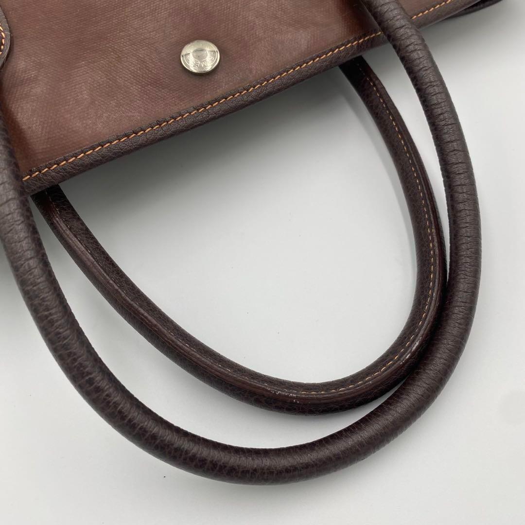 HERMES ガーデンパーティMM トートバッグ キャンバス 21oo