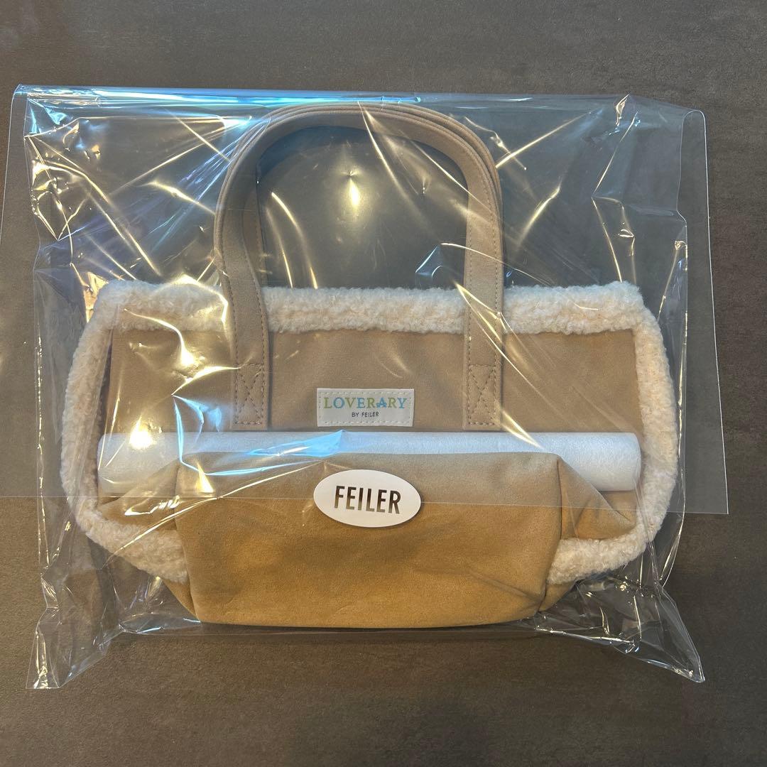 フェイラー ラブラリー オールドテディ ワッペンボアトートバッグ ベージュ フェイラー ラブラリー オールドテディ ワッペンボアトートバッグ ベージュ