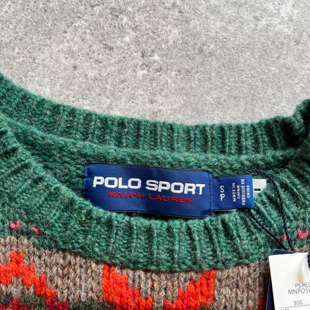 polo sport 1992 フェアアイル セーター 新品 ポロラルフ polo sport 1992 フェアアイル セーター 新品 ポロラルフ