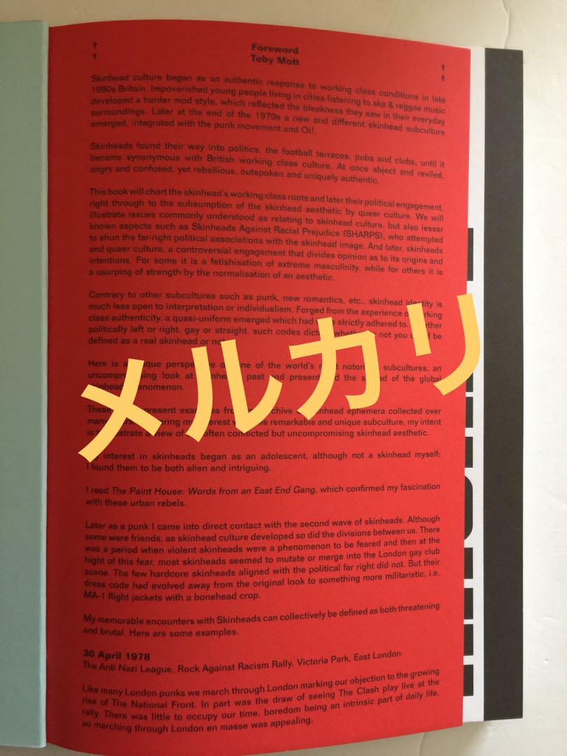 Skinheads an Archive 洋書ハードカバー by メルカリ Skinheads an Archive 洋書ハードカバー by メルカリ