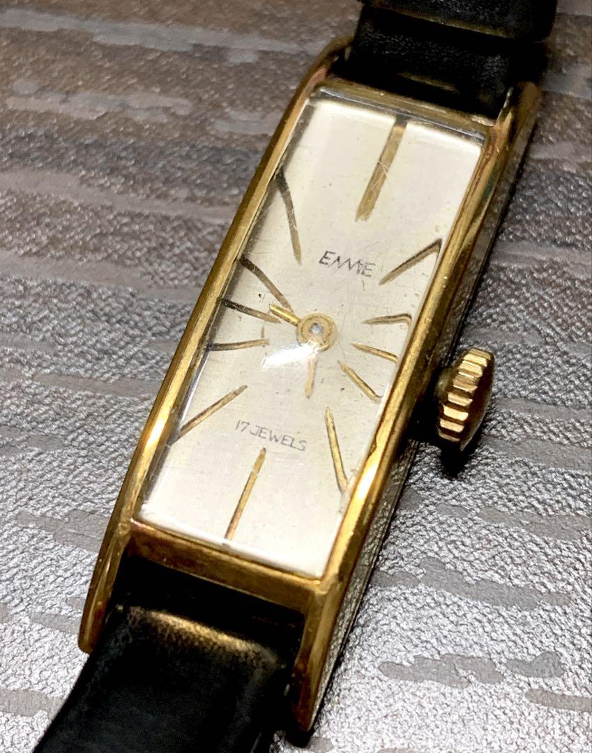 18K刻印あり　アンティーク　スイス製レディス腕時計　ジャンク品 レディース腕時計 18K 750 刻印 K18 スイス時計 金無垢 状態