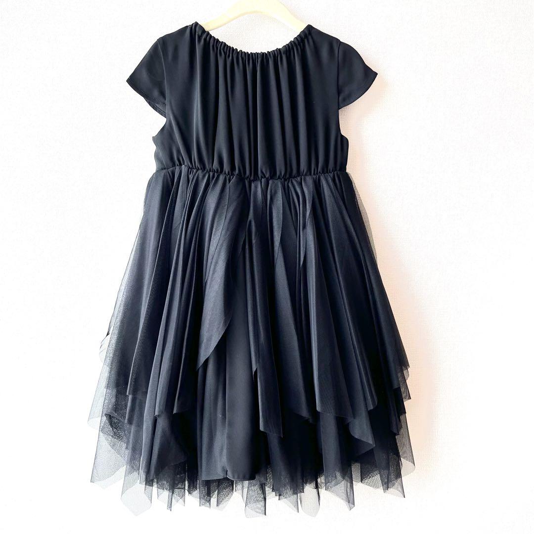 BeBe べべ　発表会　結婚式　110 フォーマル ドレスワンピース【匿名配送】 新品 未使用】110 bebe ワンピ 花 レース 冠婚葬祭 発表会