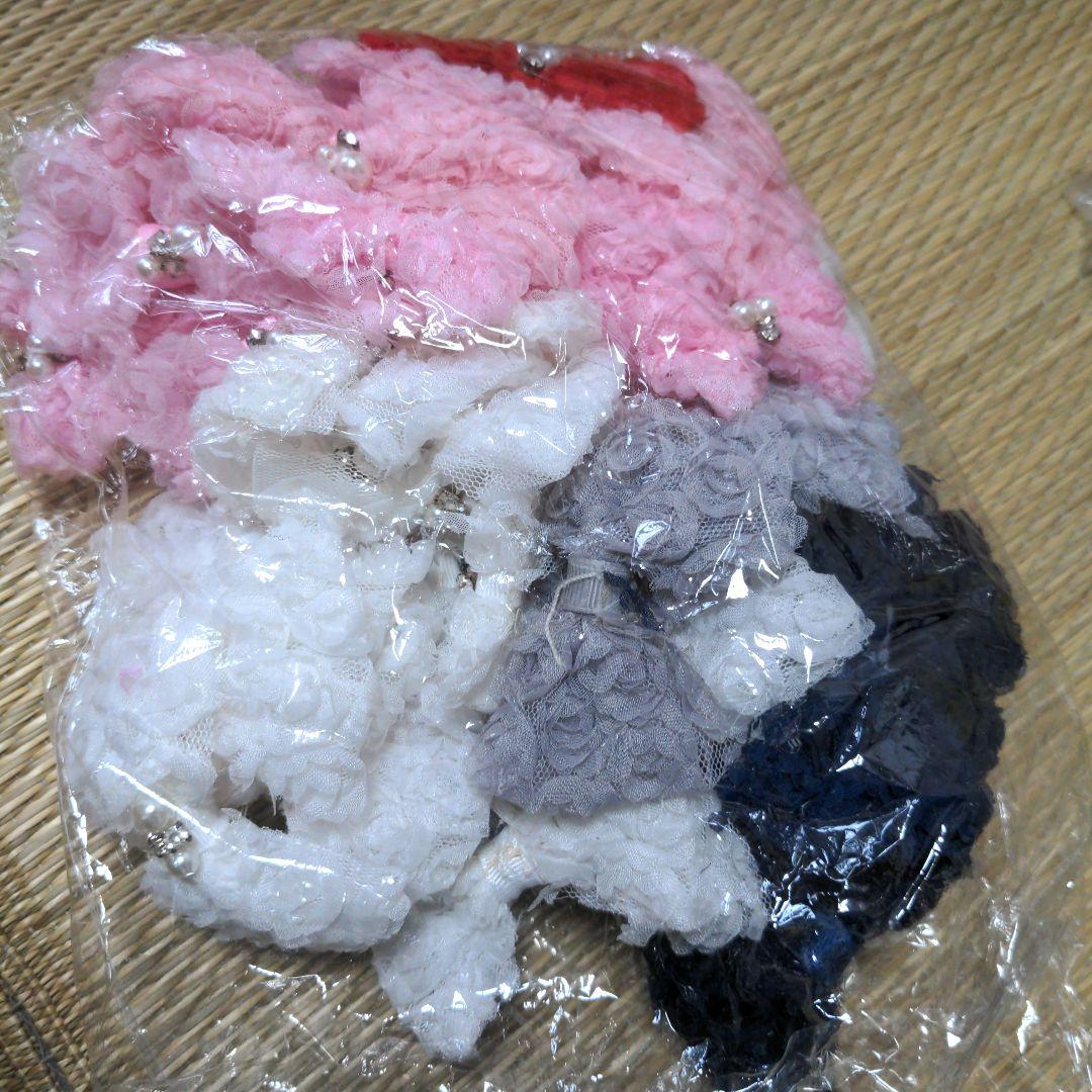 レース　レース布地　多色セット 80サイズ段ボール 大量