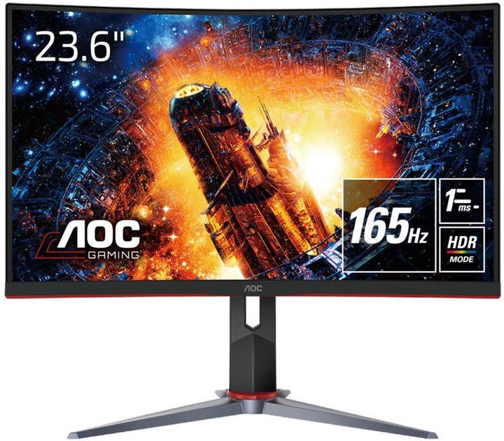 銀次様オーダー 新品 165hz 24㌅ 湾曲ゲーミングモニター