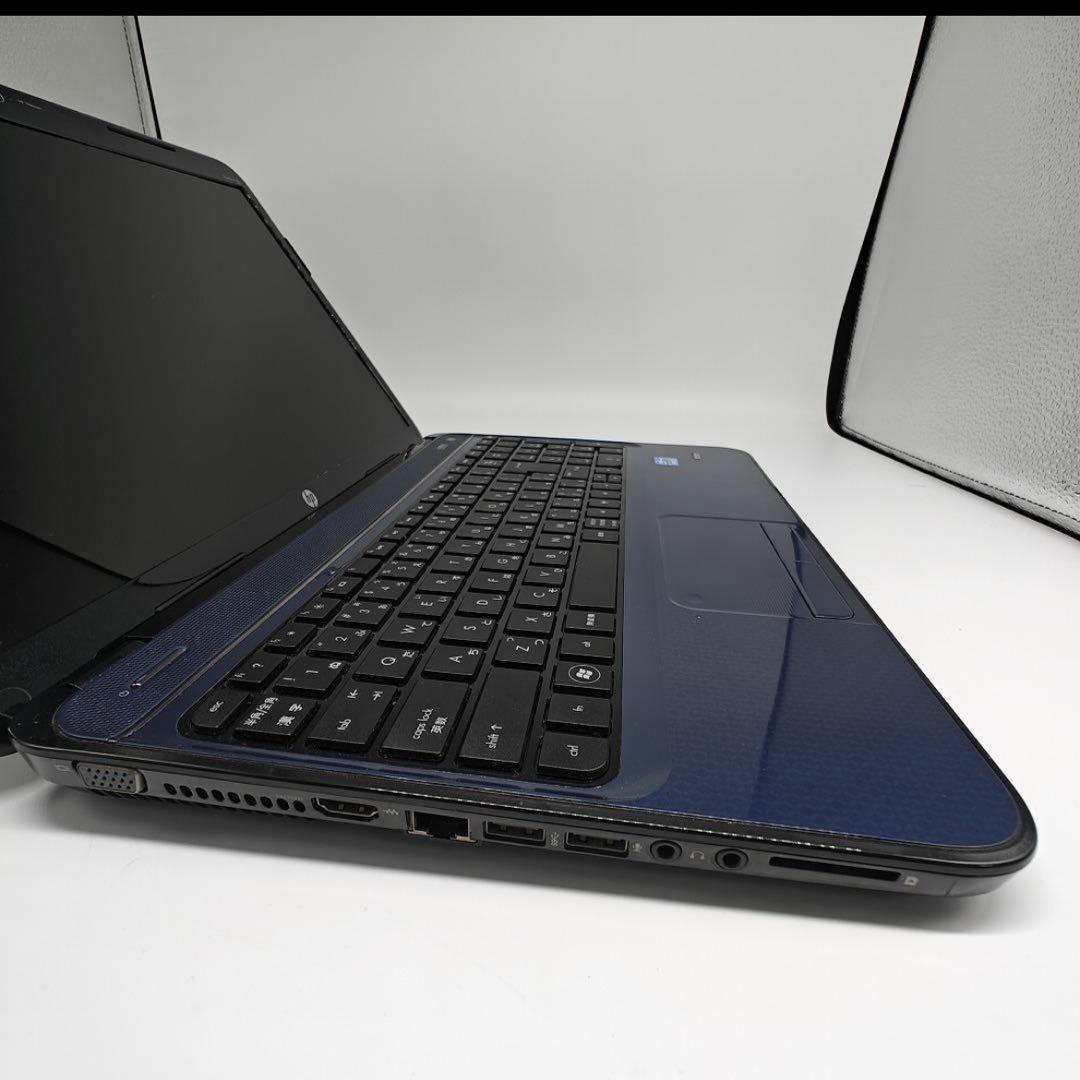【HP】高性能i7 中古SSD512GB 16GB ブルー ノートPC