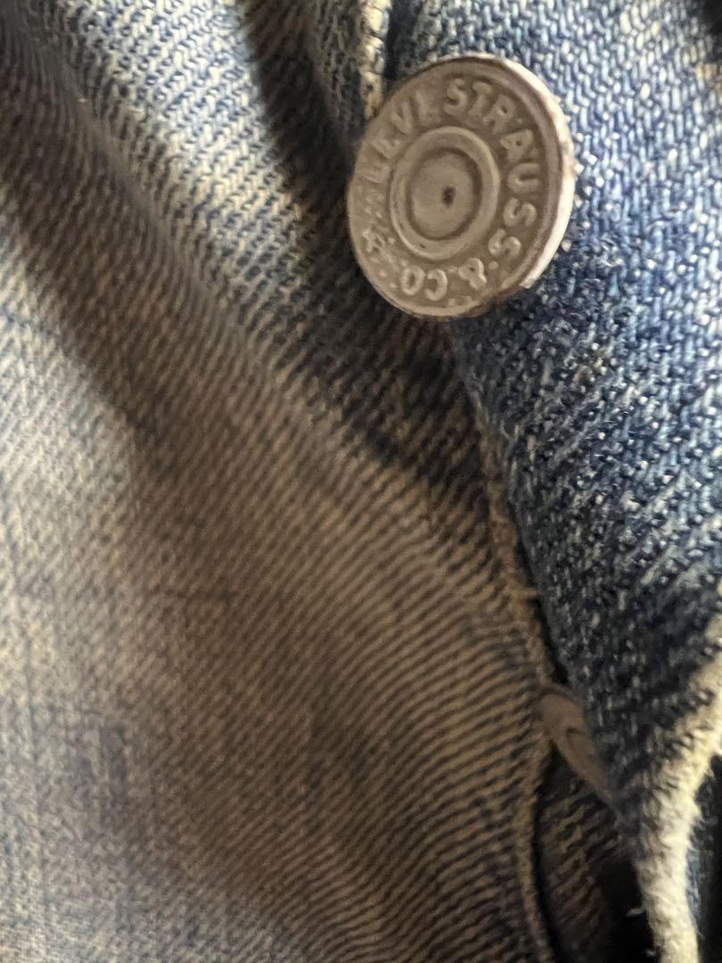 Levi's 501 66 前期　ダメージ ライトブルー デニム　ウエスト90