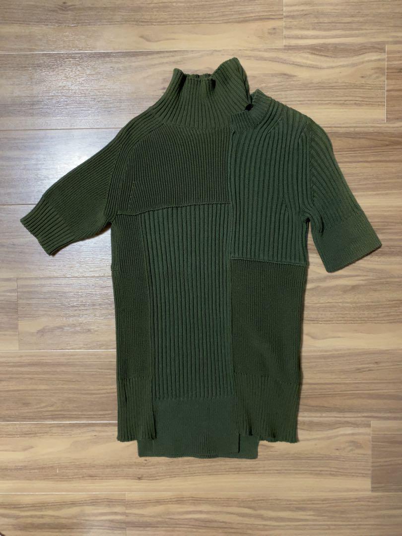 sacai - Sacai バックオープン コットン 半袖ニットの通販 by