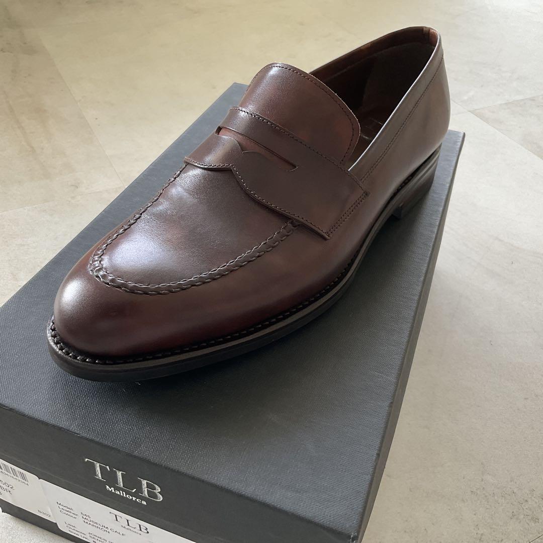 TLB Mallorca ダークブラウン ローファー UK 8