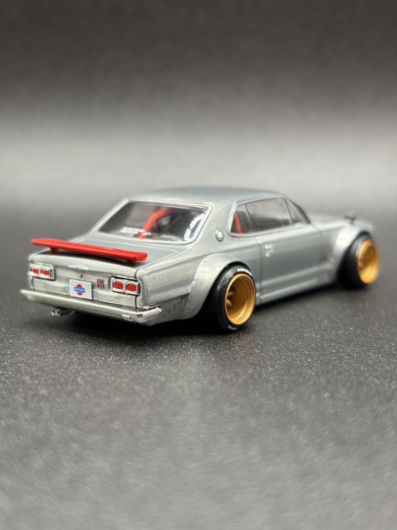 MINIGT 街道ハウス 日産スカイライン 2000GT-R ハコスカ チェイス