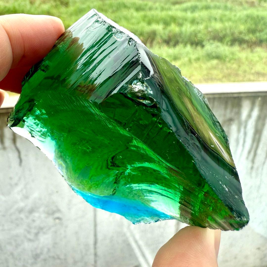 アンダラクリスタル 1382 エメラルドシフト バイカラー タンザナイトファイア