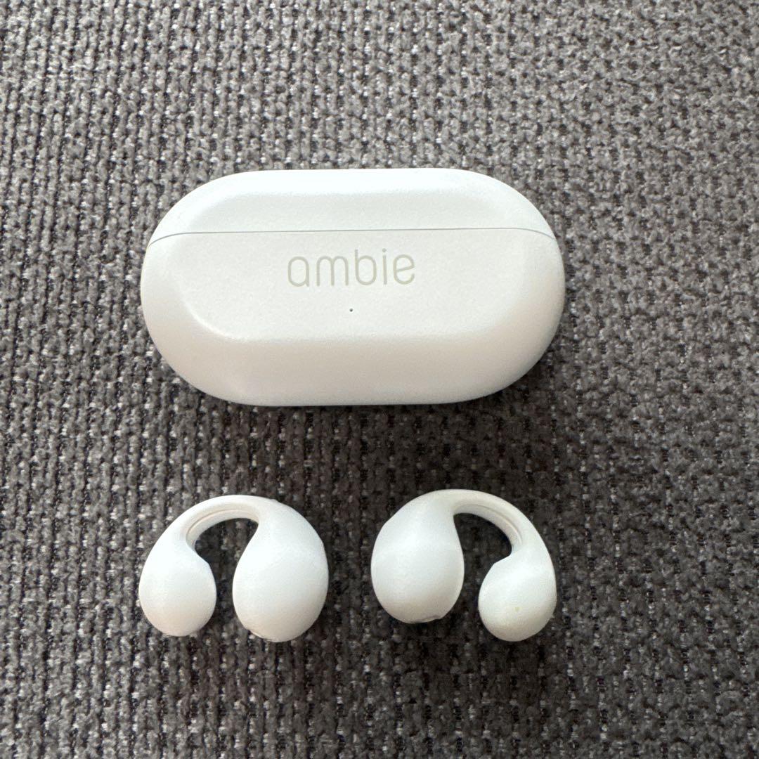 ambie ワイヤレスイヤホンAW-TW01 ホワイト