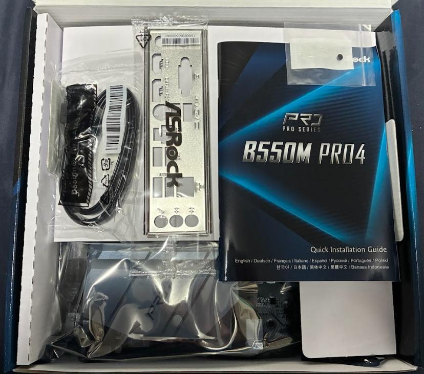 【新品】ASRock B550M Pro4 / 空冷FAN AK400 ZERO