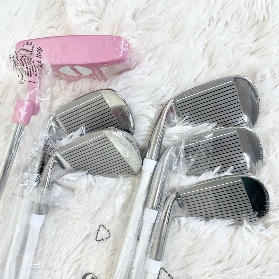 新品★ PLATINUM GOLF PGX-01 セット レディース 右 8本 画像6