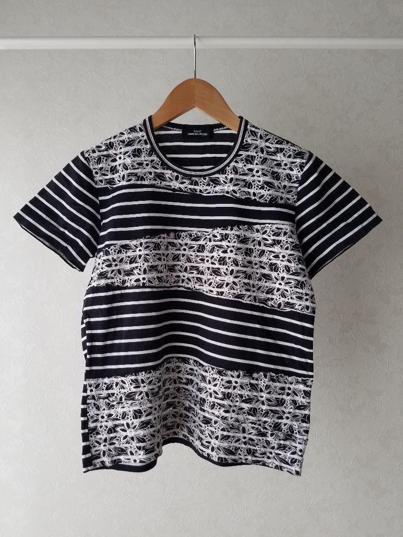 トリココムデギャルソン 刺繍 Tシャツ 日本製
