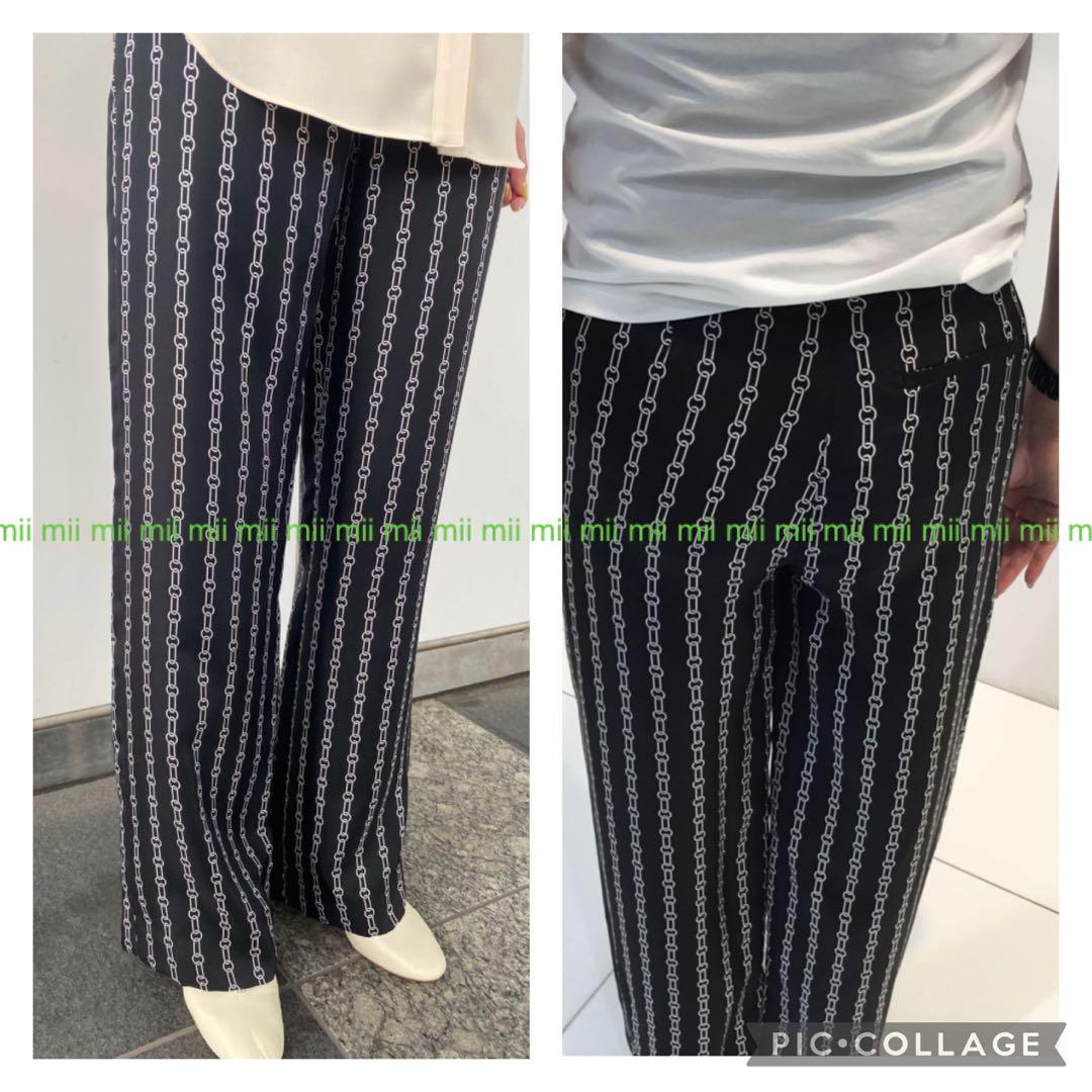 【SALE】 ✤2020FW セオリー Theory チェーン柄プリント パンツ✤ パンツ