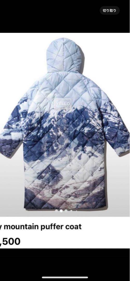 YELLO 激レアSNOWY MOUNTAIN PUFFER COAT