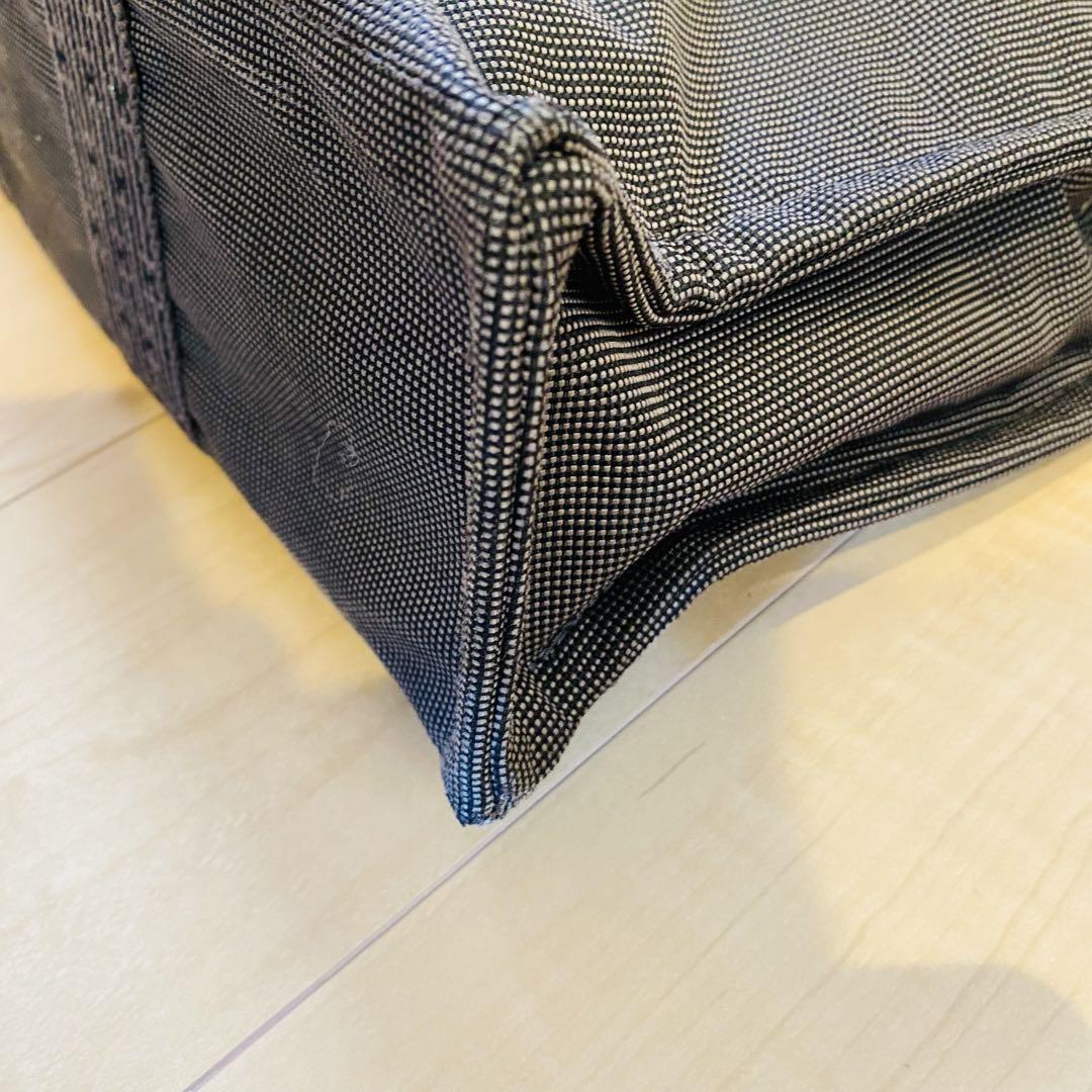 エルメス　トートバッグ 黒 キャンバス