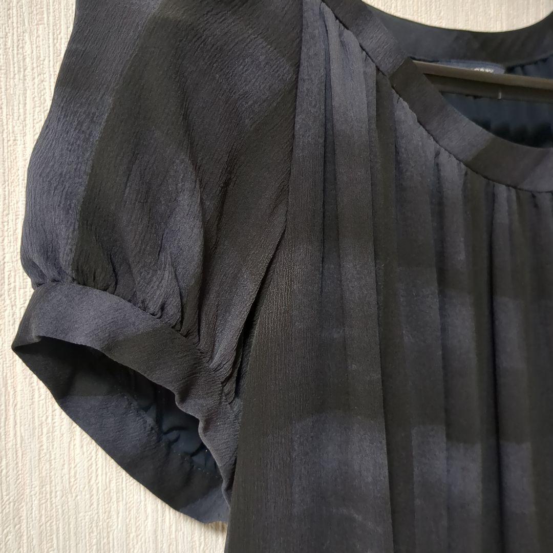 BURBERRY LONDON シルク100%シフォンフレアワンピース✨未使用品