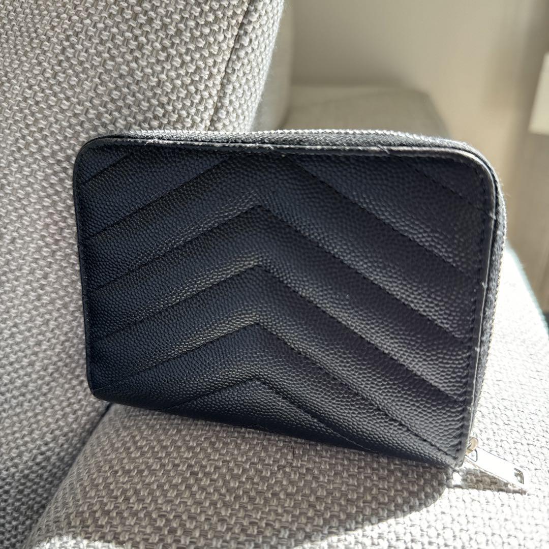 関税送料込☆【Saint Laurent】コンパクト ジップ ウォレット SAINT LAURENT 財布 コンパクトジップウォレット