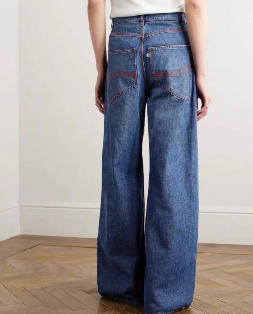 ERL Baggy バギー ハイウエスト ワイド デニムパンツ