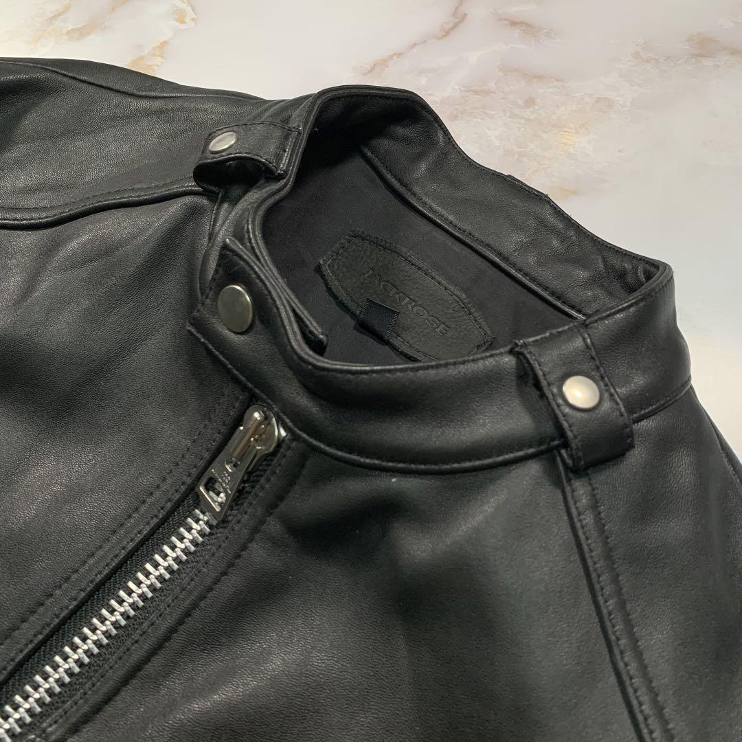 激安・美品】JACKROSE ライダースジャケット羊革size 5 LL相当