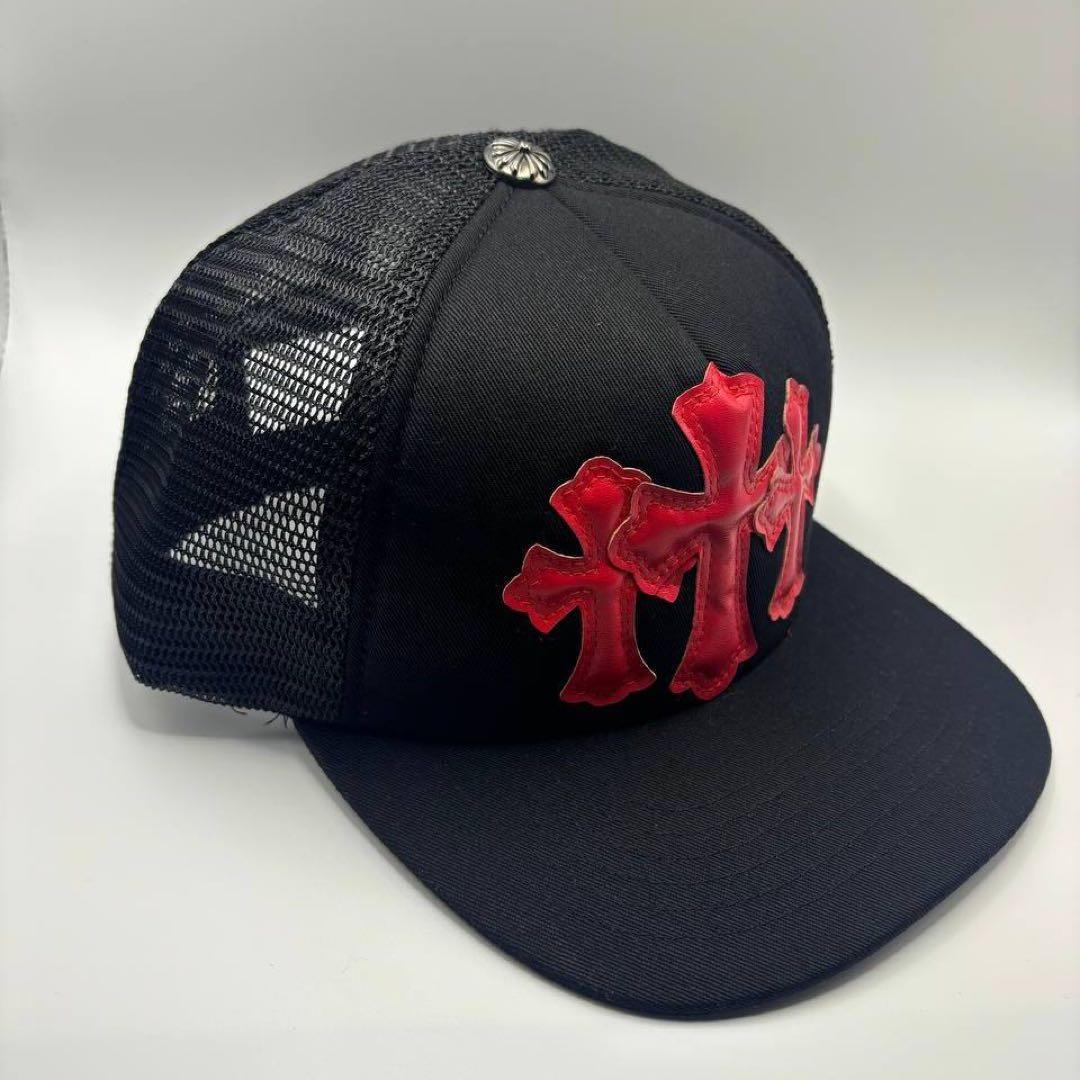 ブラック×レッド 3クロスデザイン目立った傷や汚れなし