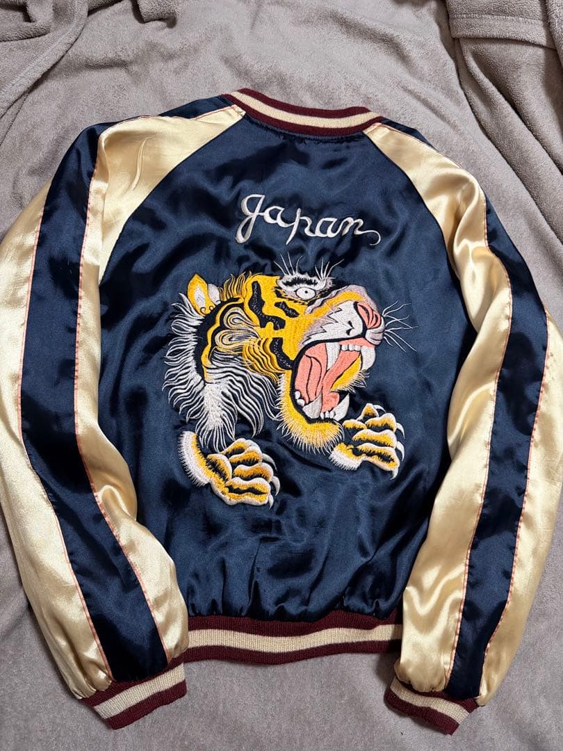 2面用 テーラー東洋 Hawaii 虎 日本 スカジャンL・Talor Toyo