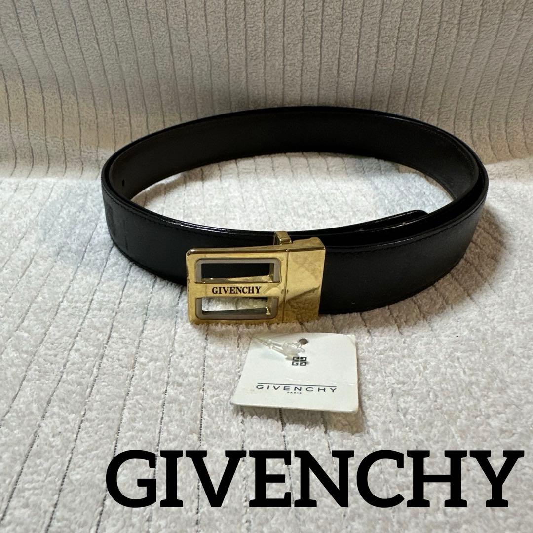 【廃盤・未使用品】GIVENCHY（ジバンシー） レザー ベルト メンズ