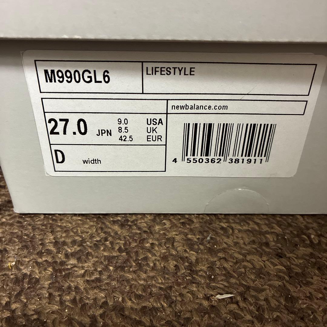 【美品】ニューバランス 990V6 made in U.S.A 27cm 【美品】ニューバランス 990V6 made in U.S.A 27cm