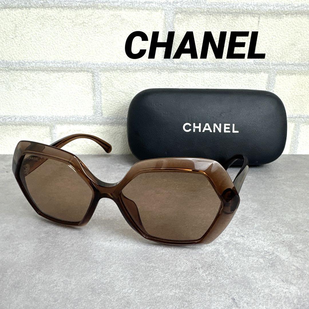CHANEL シャネル サングラス 71191A 六角形 スクエア ココマーク