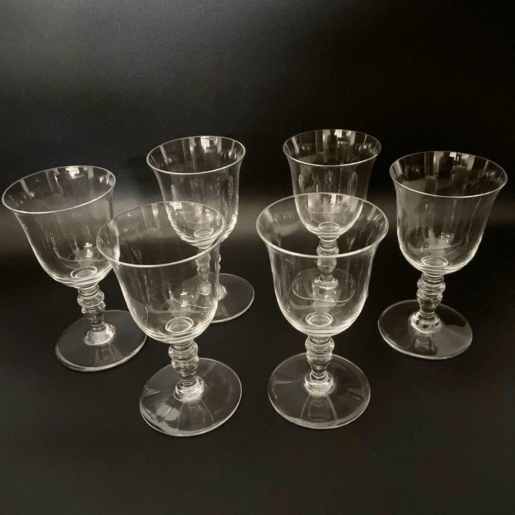 ★セール★超お得な6点★ バカラ Baccarat グラス ヴァンス 刻印 画像1