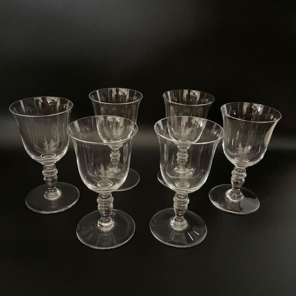 ★セール★超お得な6点★ バカラ Baccarat グラス ヴァンス 刻印 画像2