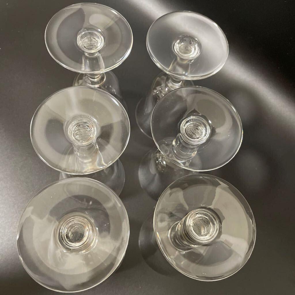 ★セール★超お得な6点★ バカラ Baccarat グラス ヴァンス 刻印 画像4