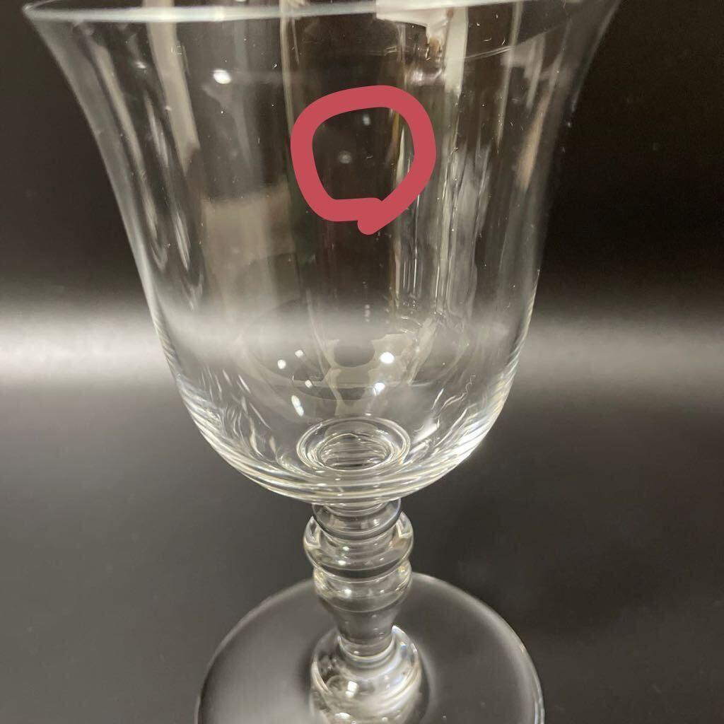 ★セール★超お得な6点★ バカラ Baccarat グラス ヴァンス 刻印 画像8