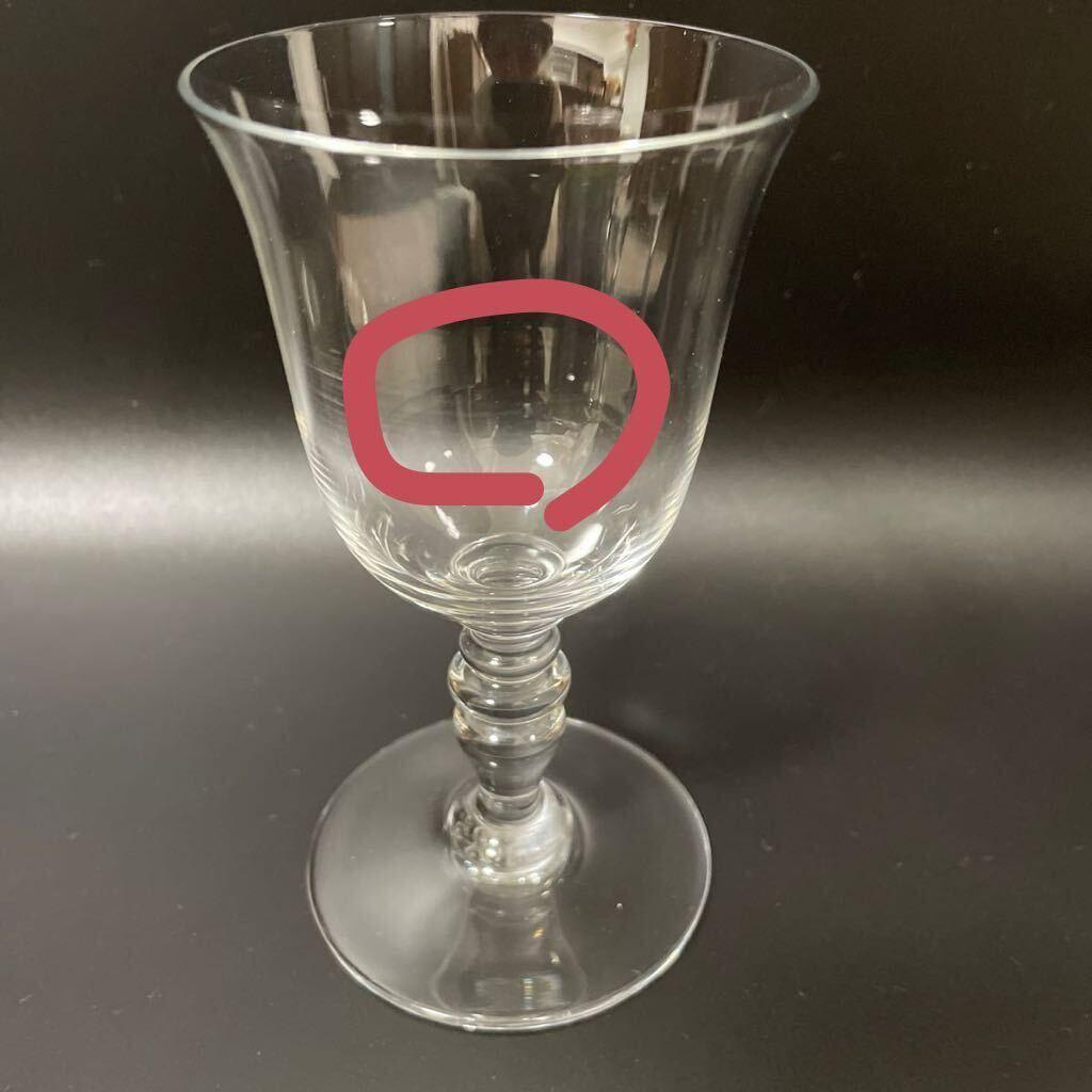★セール★超お得な6点★ バカラ Baccarat グラス ヴァンス 刻印 画像9