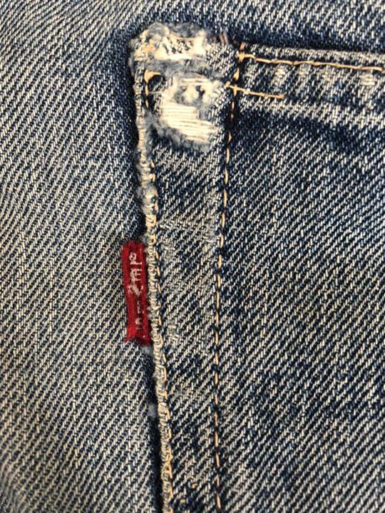 最高の品質の 55501-0117 507 506XX LEVI'S リーバイス501XX - デニム 新作の商品 ビンテージ 507xx 506xx 501xx バナー/ セルビッチ デニム/ジーンズ