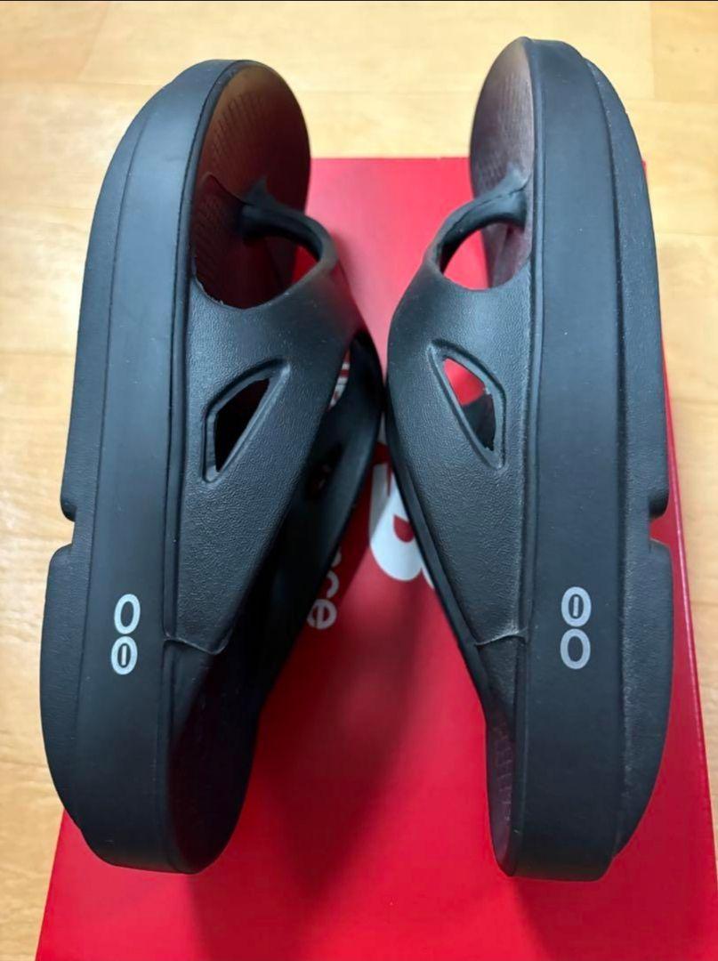 OOFOS ウーフォス リカバリーサンダル ブラック25 正規品　美品
