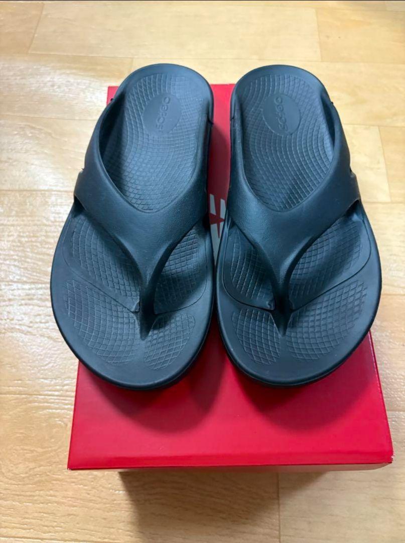 OOFOS ウーフォス リカバリーサンダル ブラック25 正規品　美品