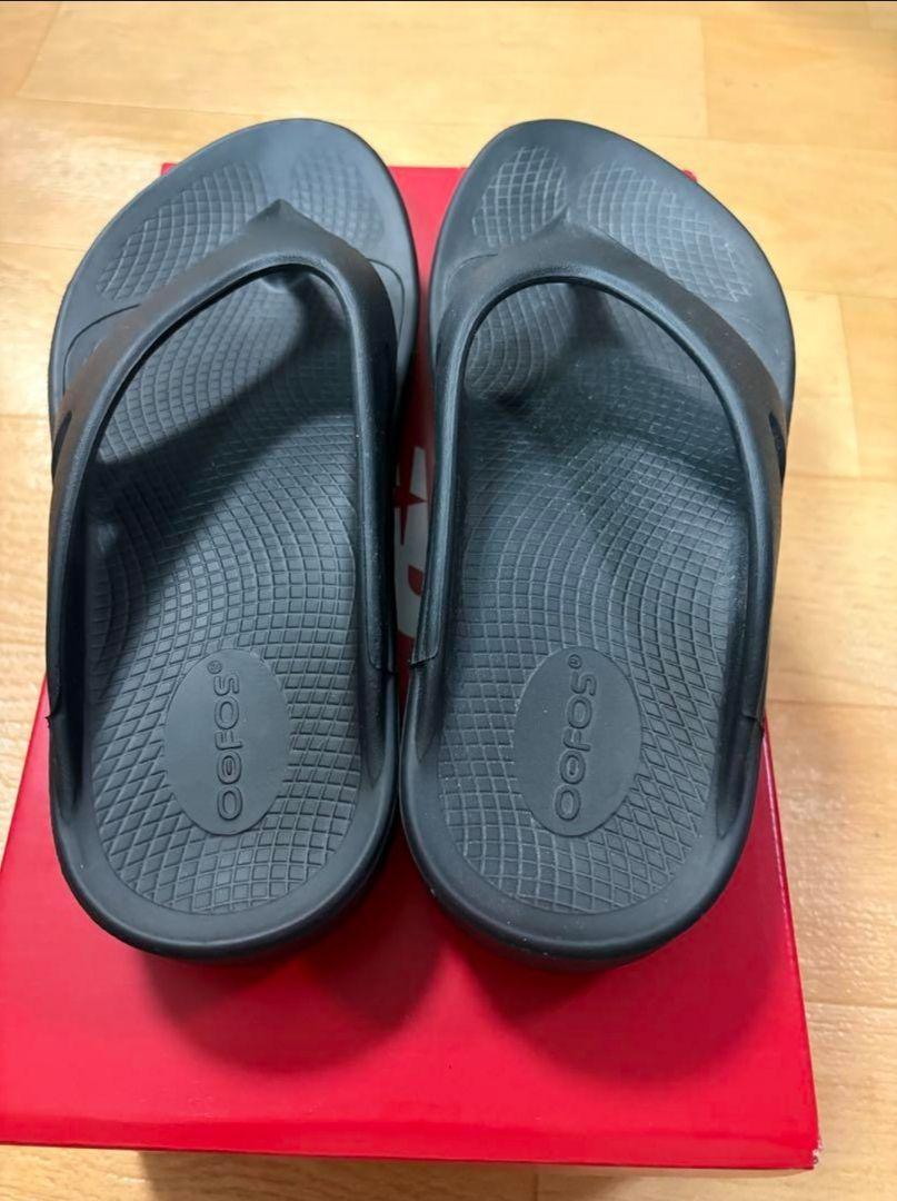 OOFOS ウーフォス リカバリーサンダル ブラック25 正規品　美品