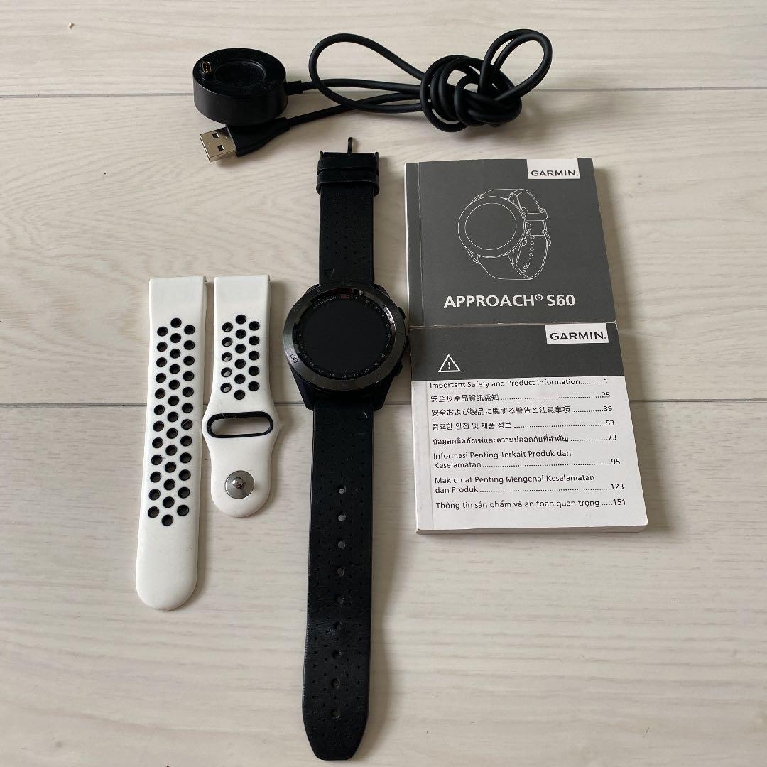 超激安格安 GARMIN APPROACH S60 premium GPSゴルフウォッチ PbAd1-m62601113640 最新作大人気