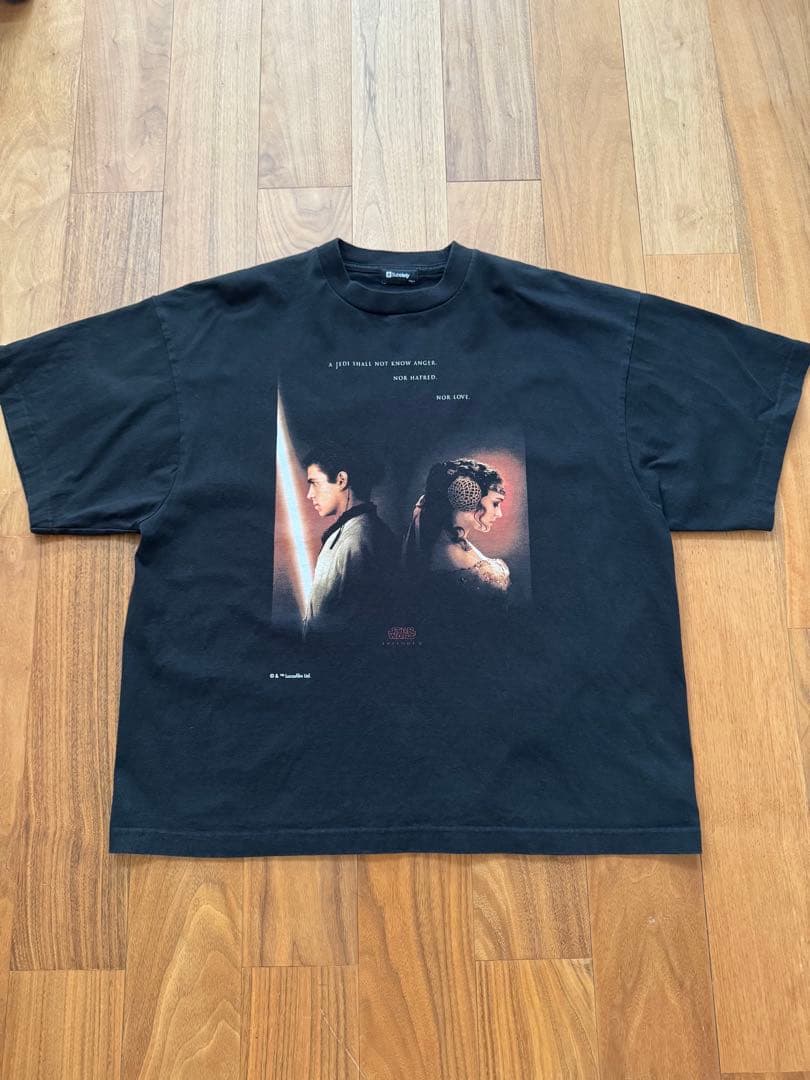 star wars パドメ　アナキン　オーバーtシャツ
