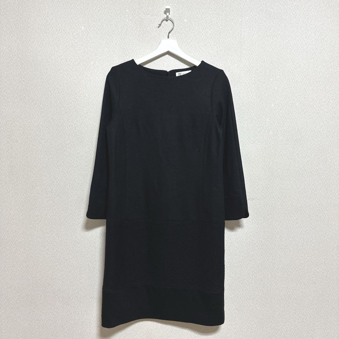 《MK MICHEL KLEIN》 (38) 新品 毛100%ロングワンピース