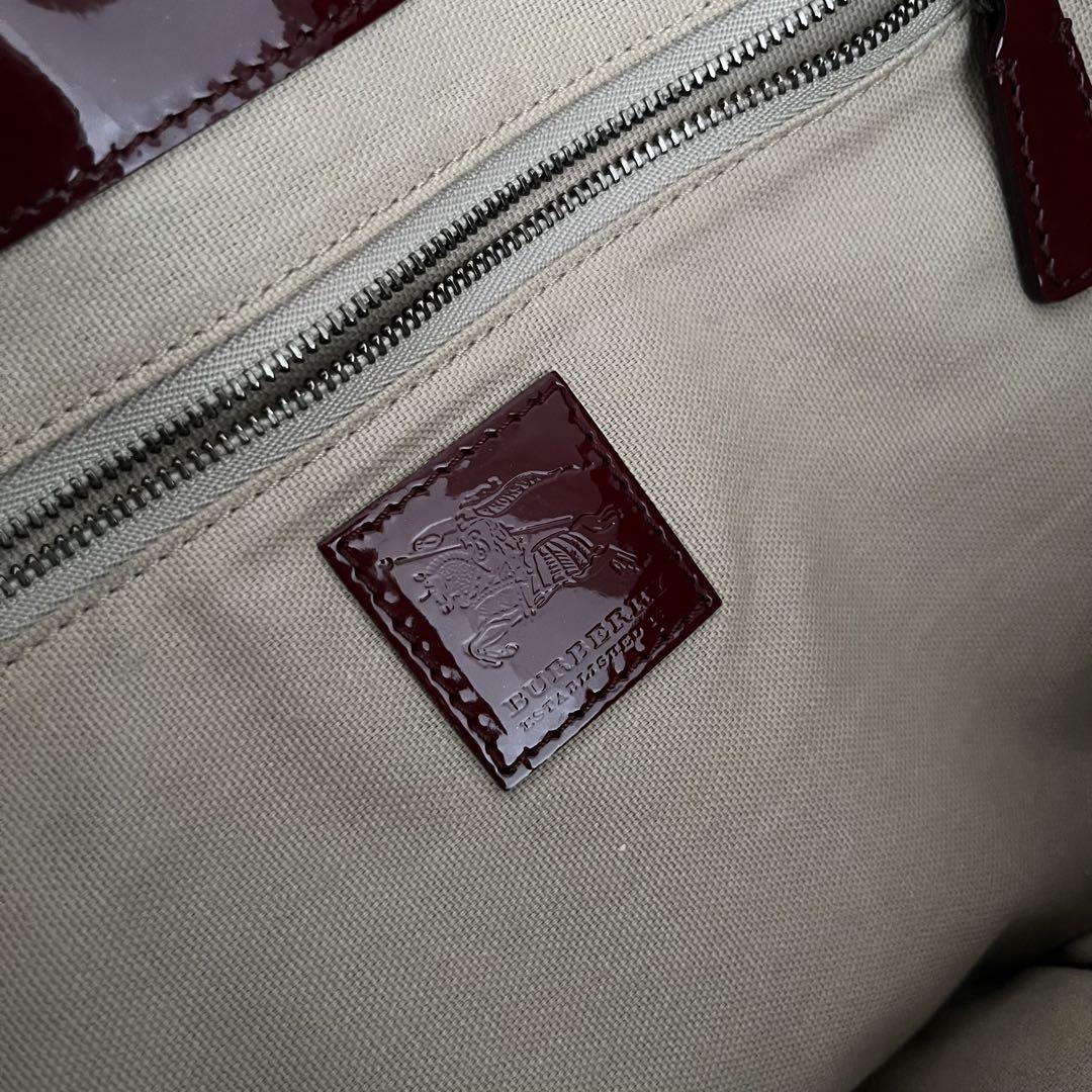 BURBERRY バーバリー ノバチェック ハートモチーフ トートバッグ