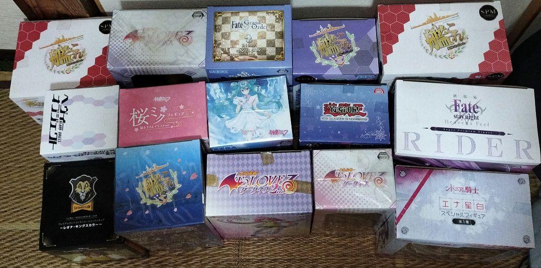 フィギュア15体セット　桜ミク、Fate.シドニア、とらぶる、他