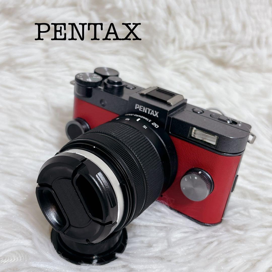 PENTAX Q-S1 レッド 02 STANDARD PRIME　レンズ付属