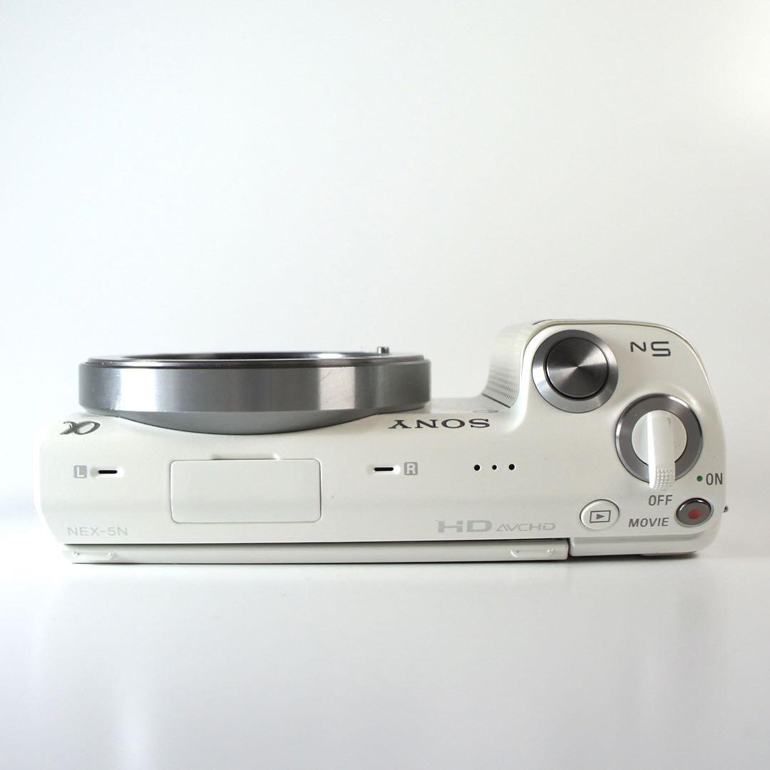 NEX-5Nホワイト-ズームレンズSEL1855
