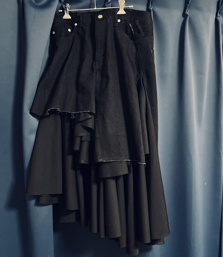 Junya Watanabe フリル切り替えスカート