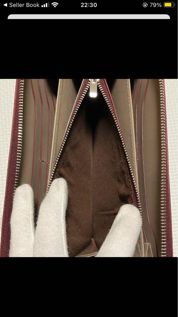 未使用　ペッレモルビダ PELLE MORBIDA レザーラウンドジップ長財布