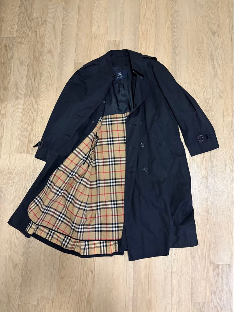 バーバリーロンドン トレンチコート ライナー付 ベルト付 ノバチェック XLXL(LL)・BURBERRY LONDON